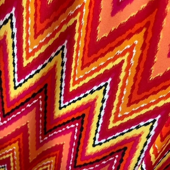 FIG AND FLOWER Geometric Wide Leg Pull On Pant Woman’s Size M - Picture 4 of 6